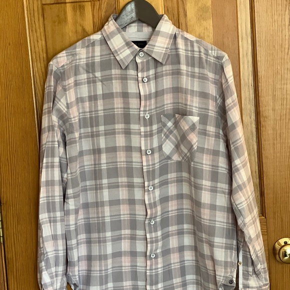 Rag & Bone Plaid Lightweight Button Up Dress Shirt - Picture 2 of 4